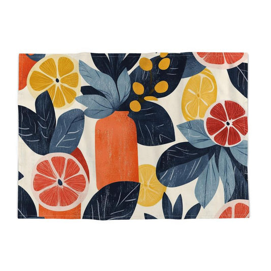 Citrus Botanical Tea Towel
